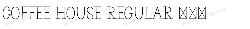 Coffee House Regular字体转换